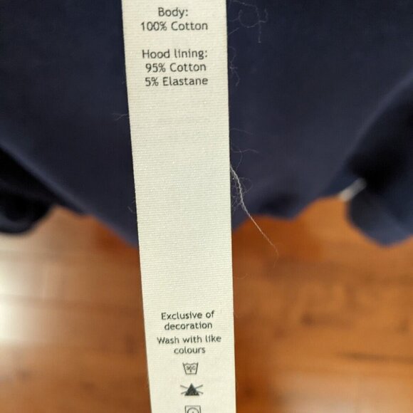 Lululemon women's blue cotton hoodie in size 6 - Picture 4 of 5